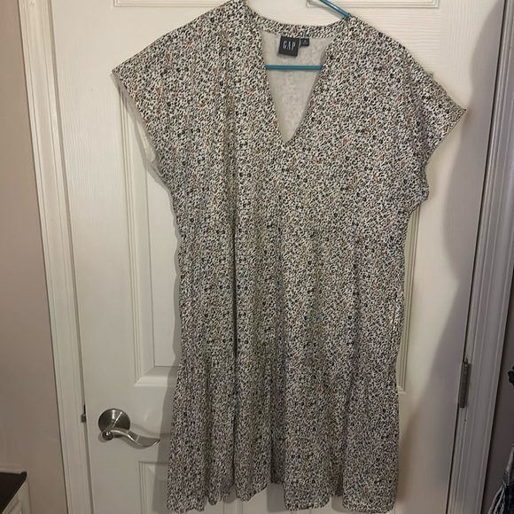 Gap Cotton tiered Floral dress  M - Picture 3 of 7